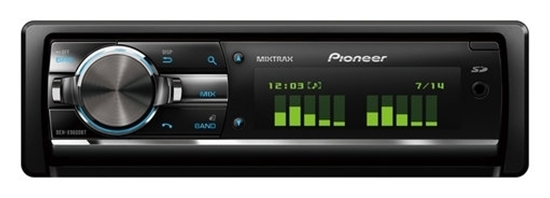 Picture of PIONEER DEH-X9600BT - Single DIN Car CD RDS Tuner Dual USB Aux-In Bluetooth IPod/IPhone Control Stereo
