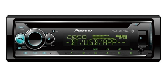 Picture of PIONEER DEH-S520BT Car CD MP3 Player Bluetooth USB Multi Colour Illumination