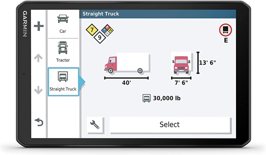 Picture of GARMIN DEZL LGV800 LMT-S